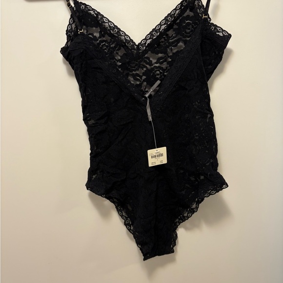 NWT Anthropologie Black Lace Bodysuit - Picture 2 of 8